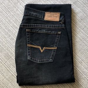 VINTAGE-Guess Jeans, Rebel ~ Low Rise Straight, size W34/L32, vintage blue.